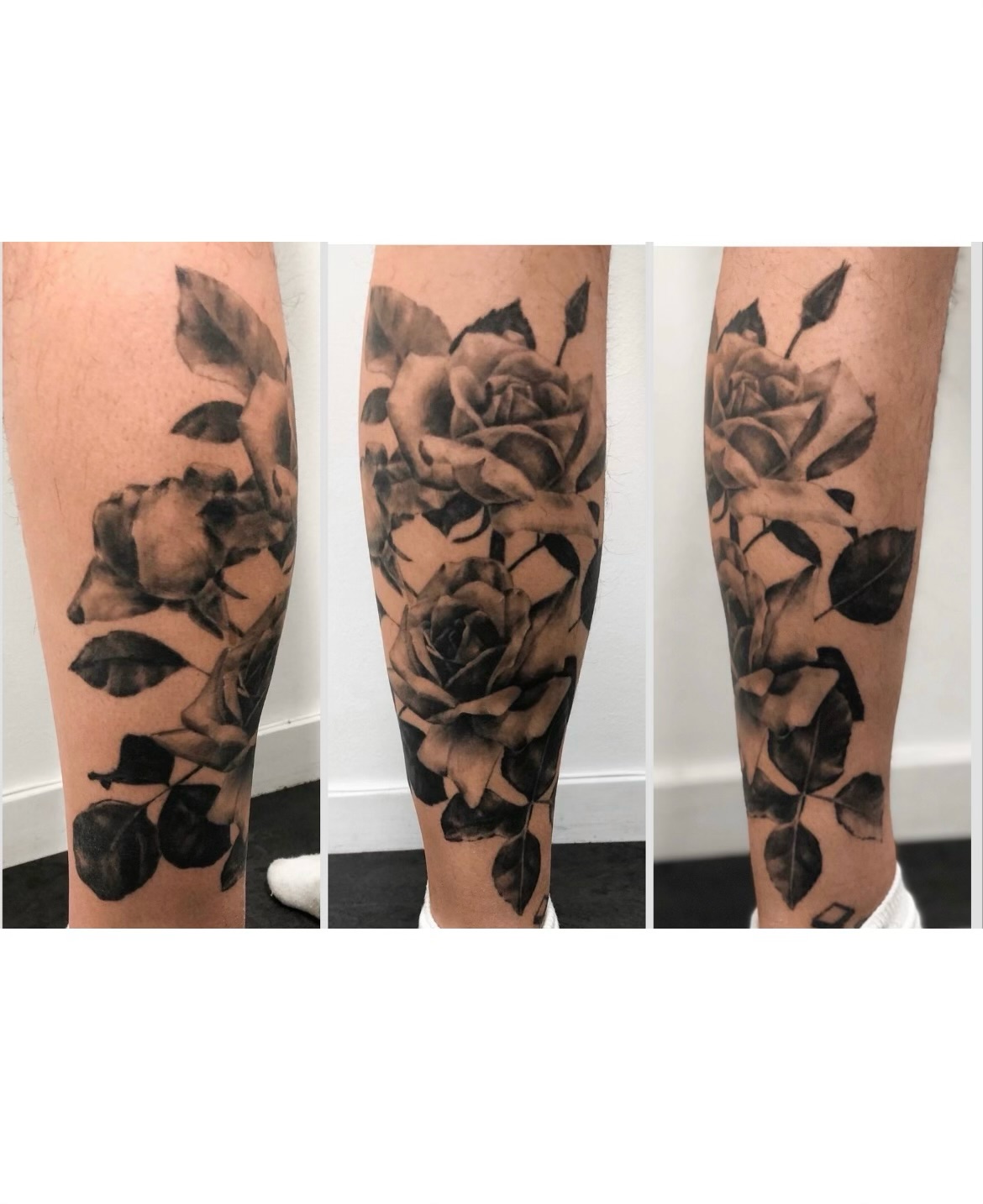 realism rosor roses tattoo tatuering stockholm